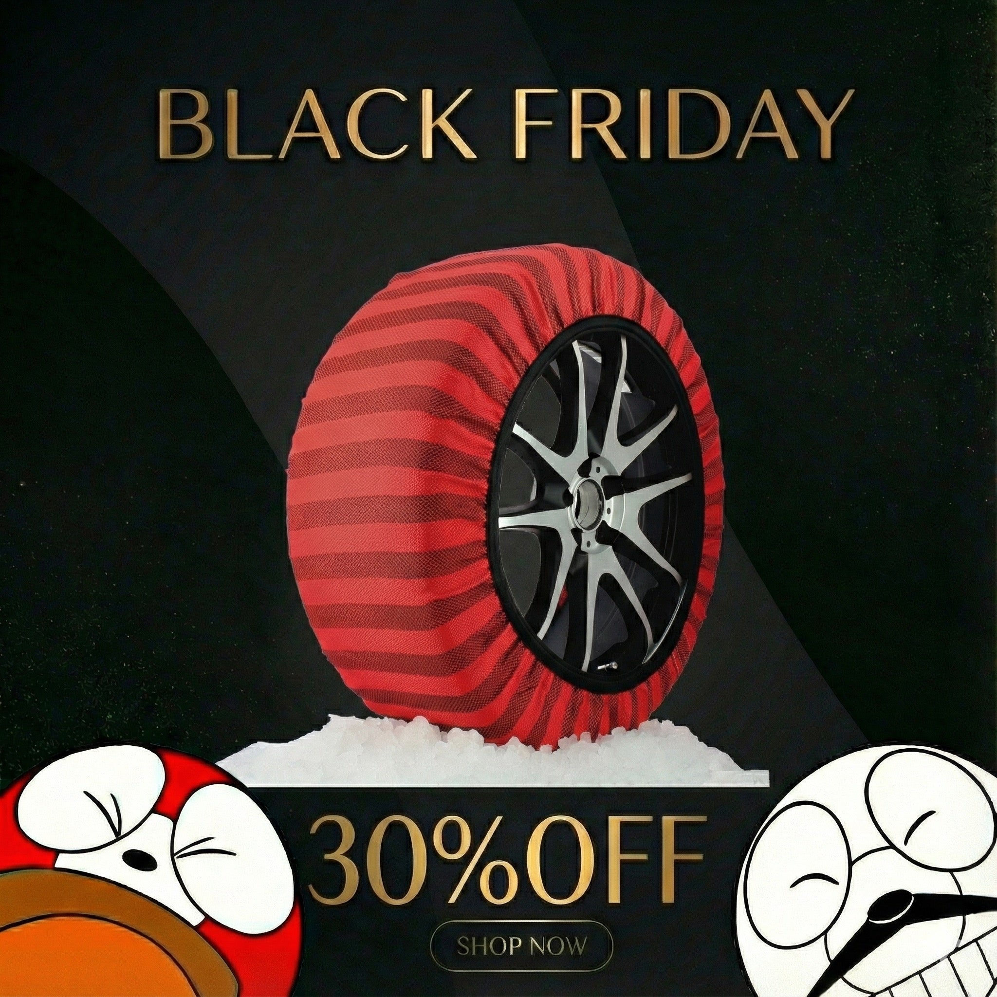 イッセ・スノーソックス クラシック｜布製タイヤチェーン