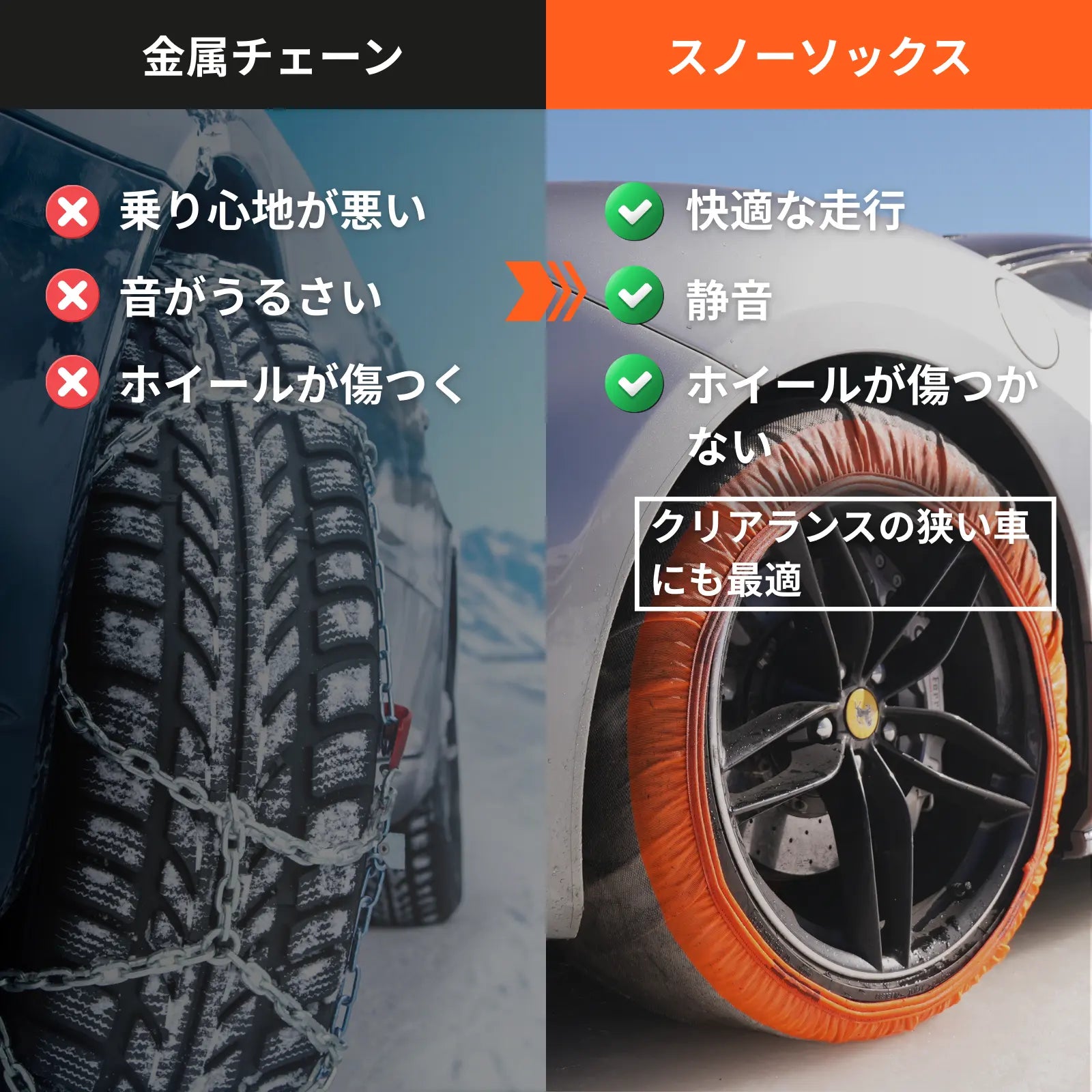 イッセ・スノーソックス スーパー TYPEⅡ|布製タイヤチェーン イッセ・スノーソックス スーパー TYPEⅡ|布製タイヤチェーン