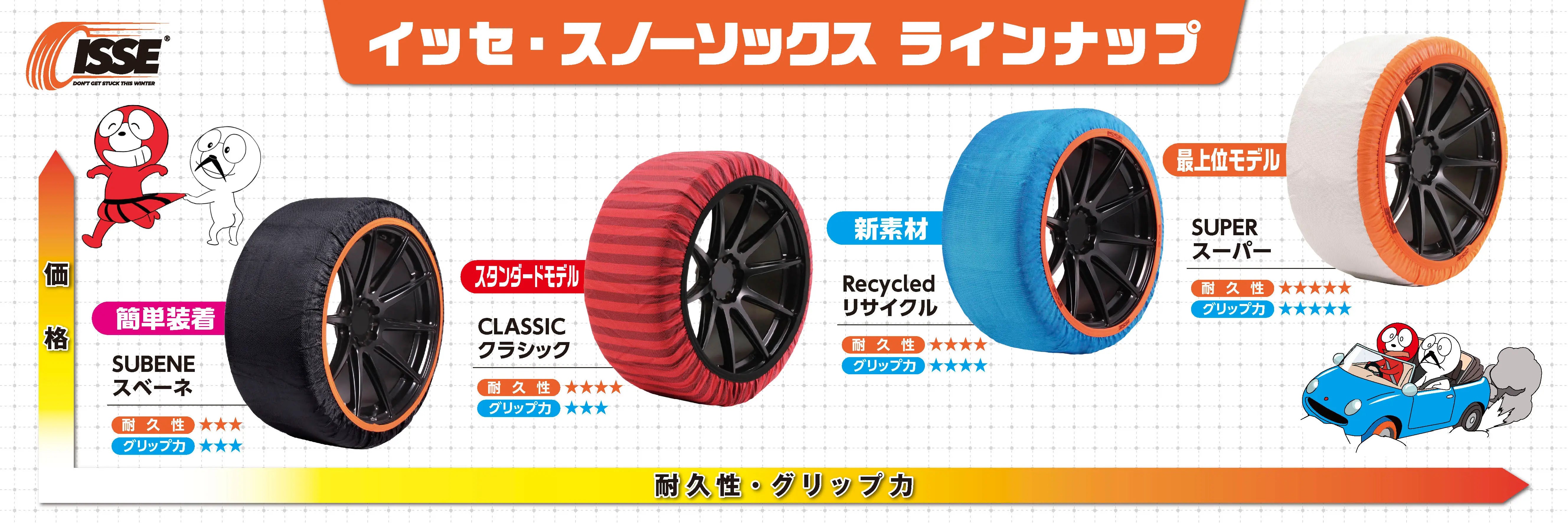 ISSE スノーソックス サイズ74 ISSE スノーソックス サイズ74 イッセ・スノーソックス クラシック